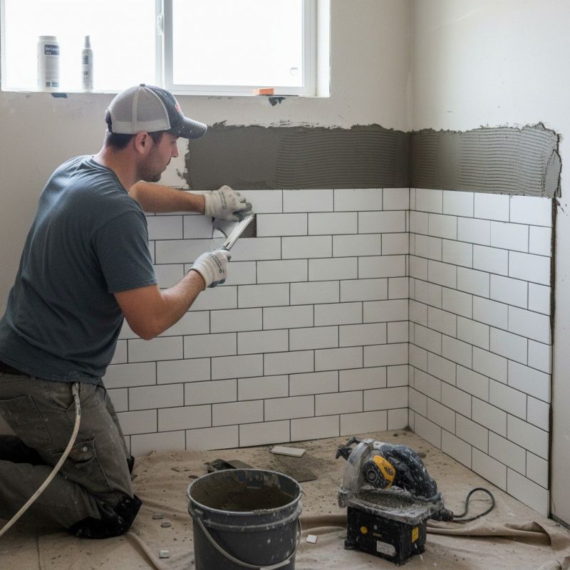 Tile Shower Floor Installation in Boise, ID
